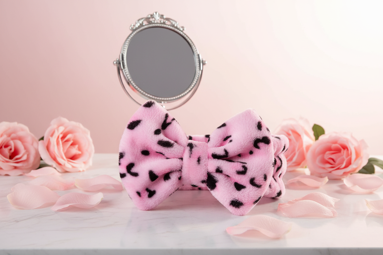 Pink Bow Headband Product Image